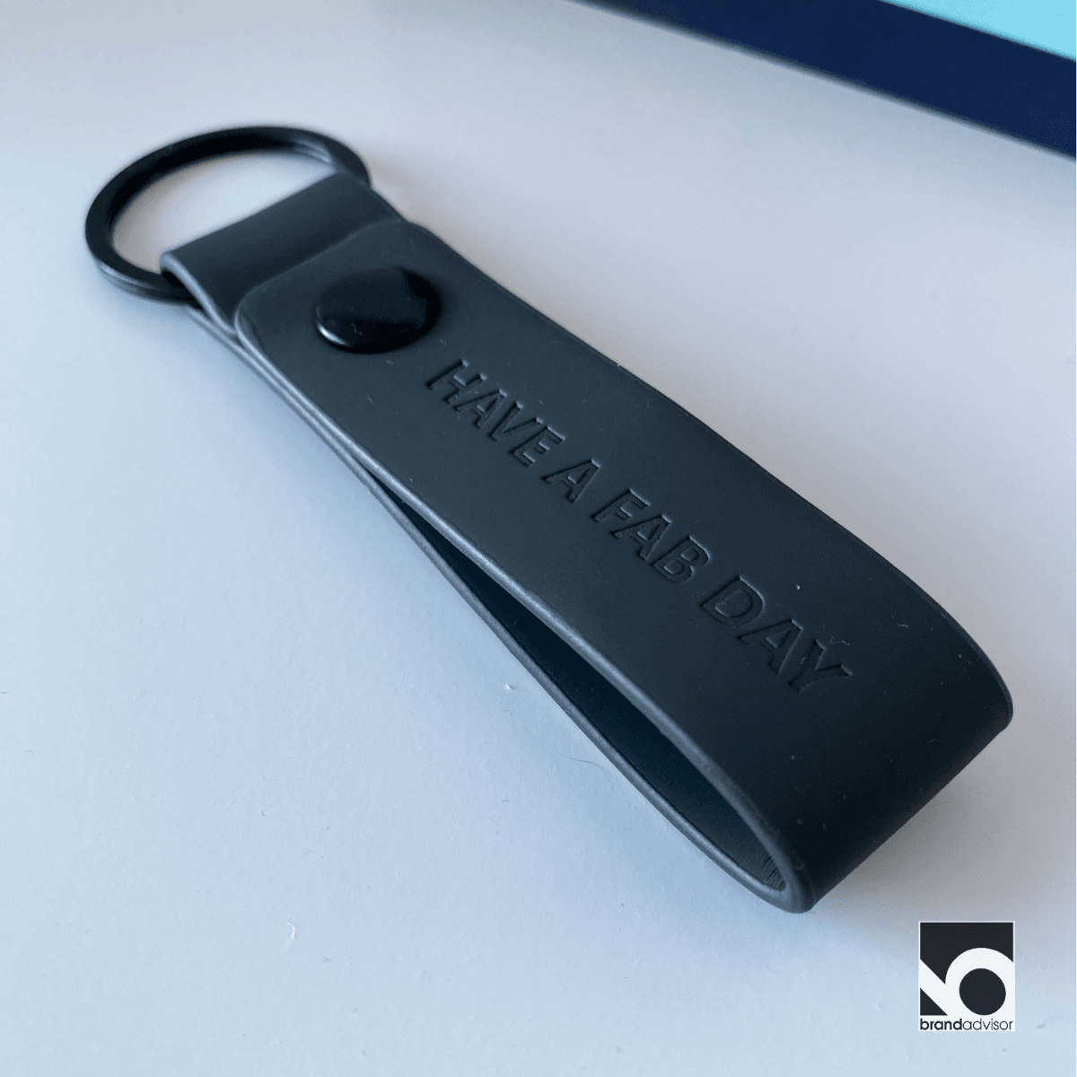 Nøgleringe med logo