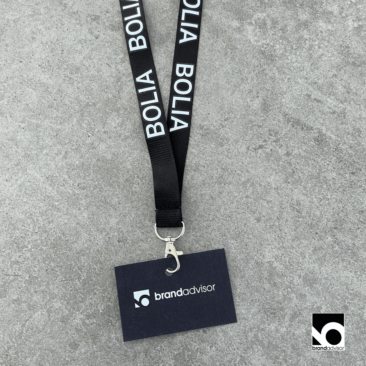 Keyhangers med logo til Bolia