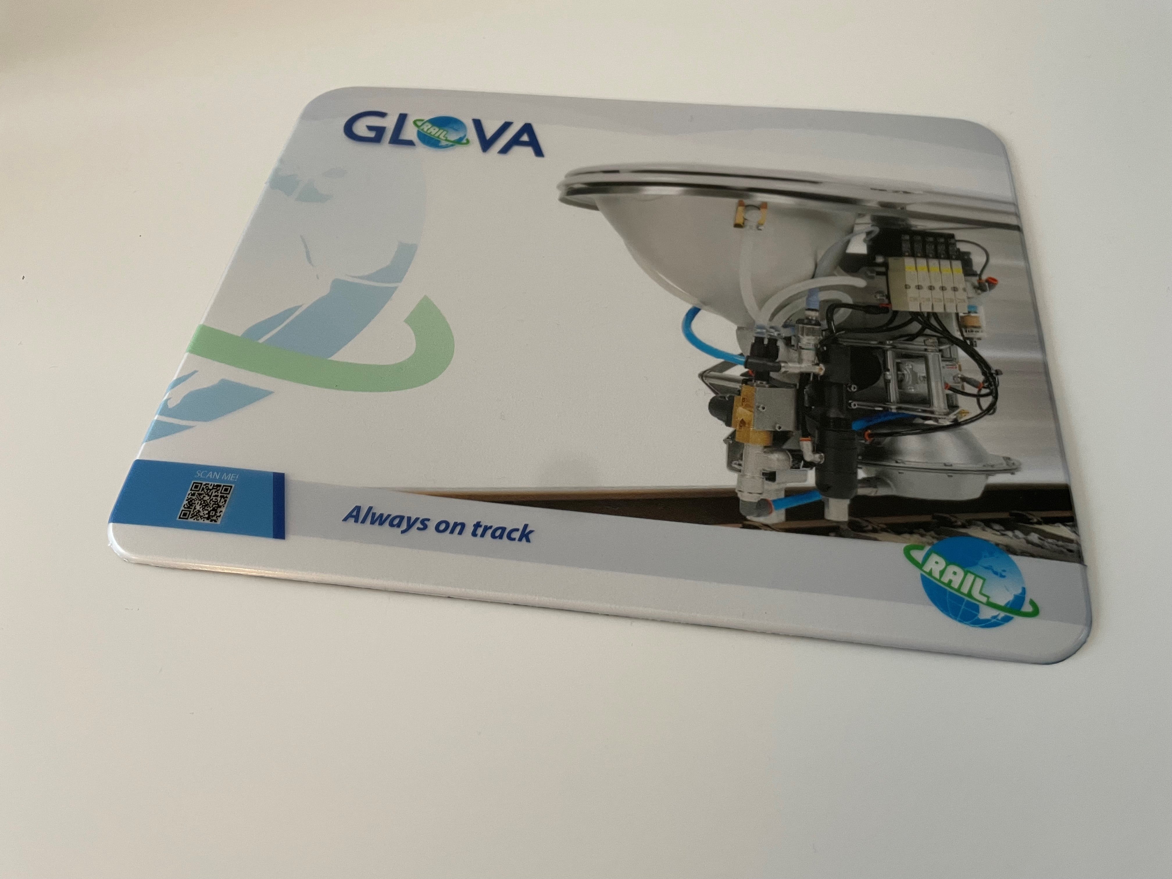 Musemåtter med tryk for Glova Rail