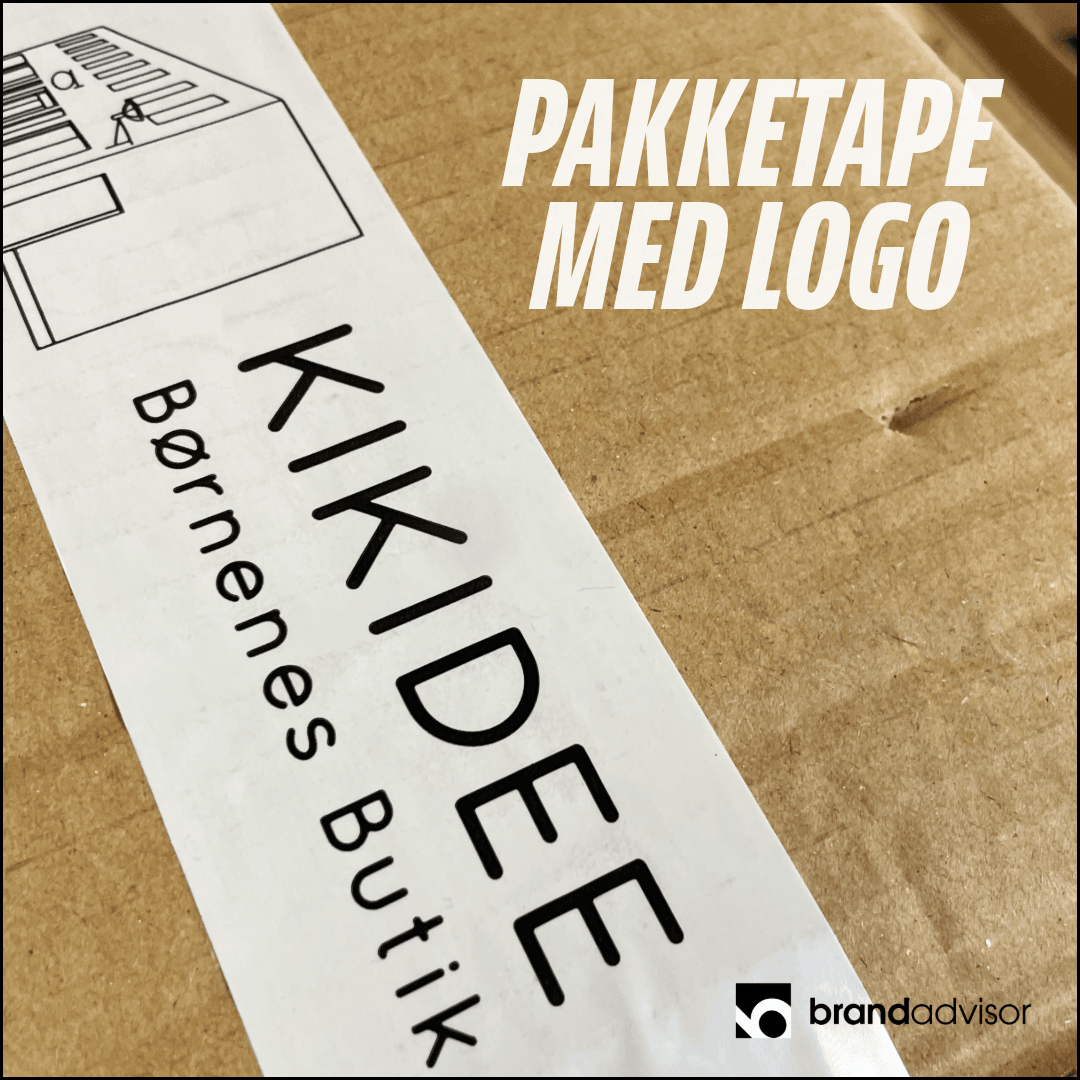 Pakketape med logo