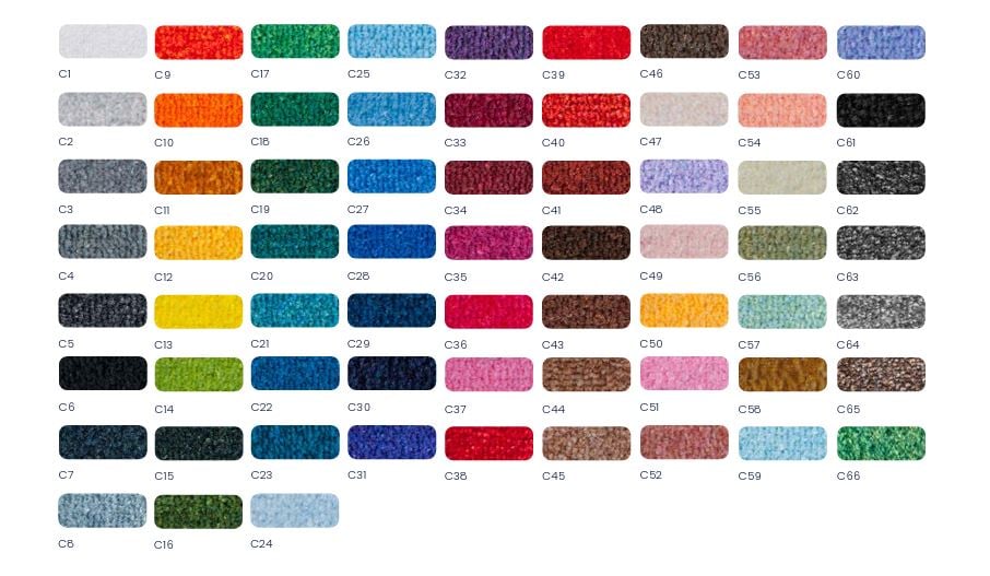 Logomåtter med gummikant