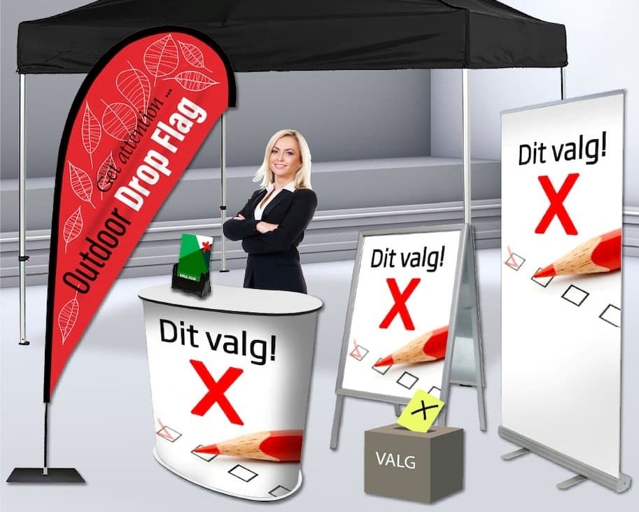 Alt i skilte og flag