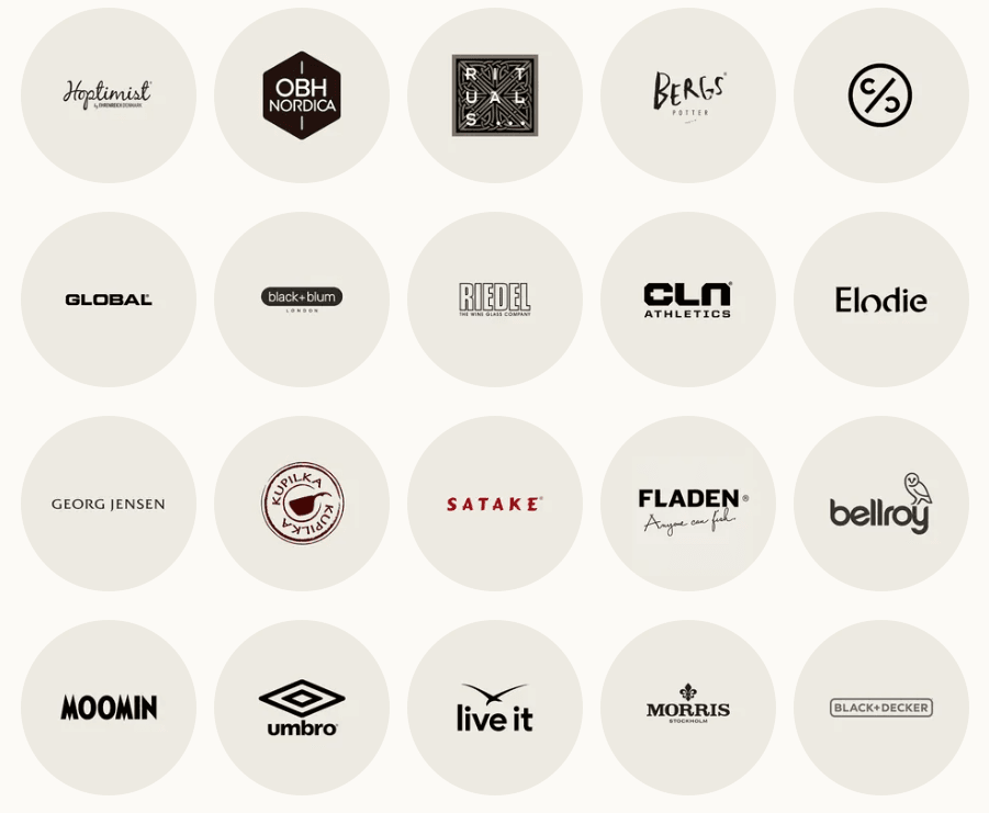 Veya gavekort Brands